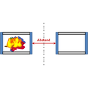 Abstand der Gebäude Bild anzeigen