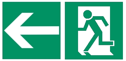 Fluchtwegsymbol Fluchtwegsymbol